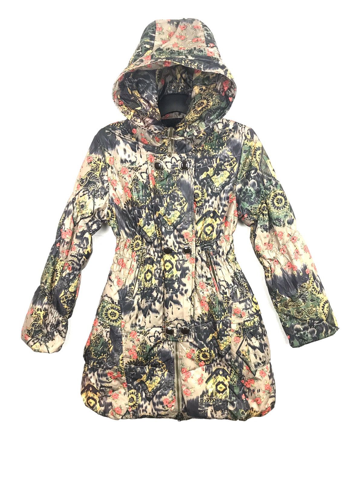 Japanese Brand Colorful Art Soak Raincoats Hoodie Cute Parka Luxury Style Size XS / US 0-2 / IT 36-38 - 1 Thumbnail