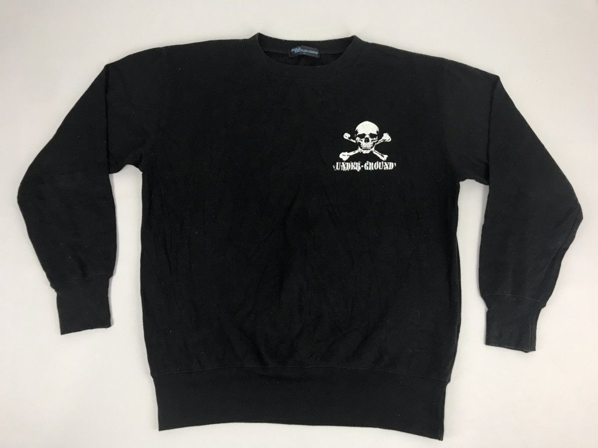 Japanese Brand Vintage Underground Gold Experience Skull Logo Sweatshirt Size US L / EU 52-54 / 3 - 1 Thumbnail