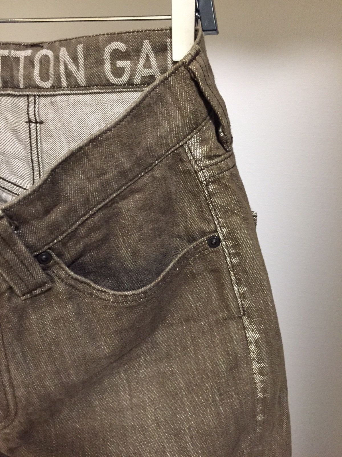 Issey Miyake GRAILED🔥ISSEY MIYAKE A-POC COTTON GALAXY DENIM Size US 30 / EU 46 - 7 Thumbnail