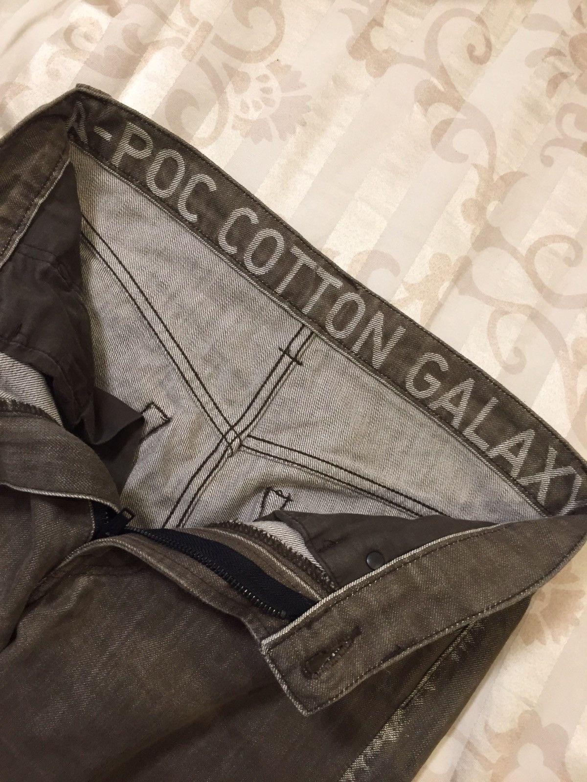 Issey Miyake GRAILED🔥ISSEY MIYAKE A-POC COTTON GALAXY DENIM Size US 30 / EU 46 - 2 Thumbnail