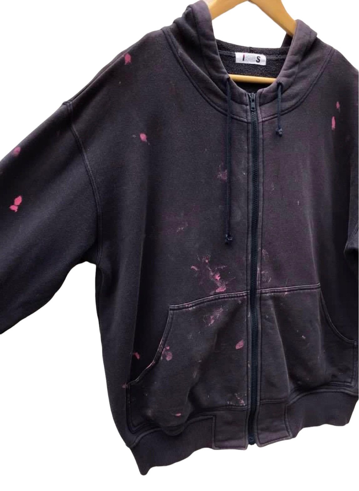 Issey Miyake 🔥VTG I.S CARE LABEL INSTRUCTIONS ZIPPER HOODIE Size US M / EU 48-50 / 2 - 5 Thumbnail