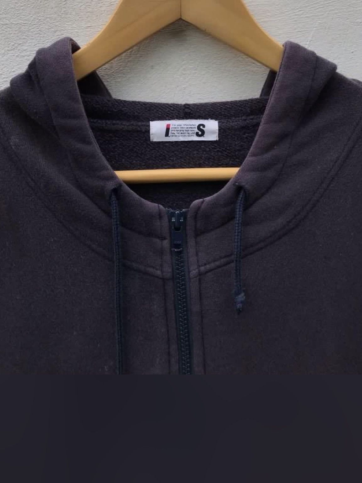 Issey Miyake 🔥VTG I.S CARE LABEL INSTRUCTIONS ZIPPER HOODIE Size US M / EU 48-50 / 2 - 9 Thumbnail