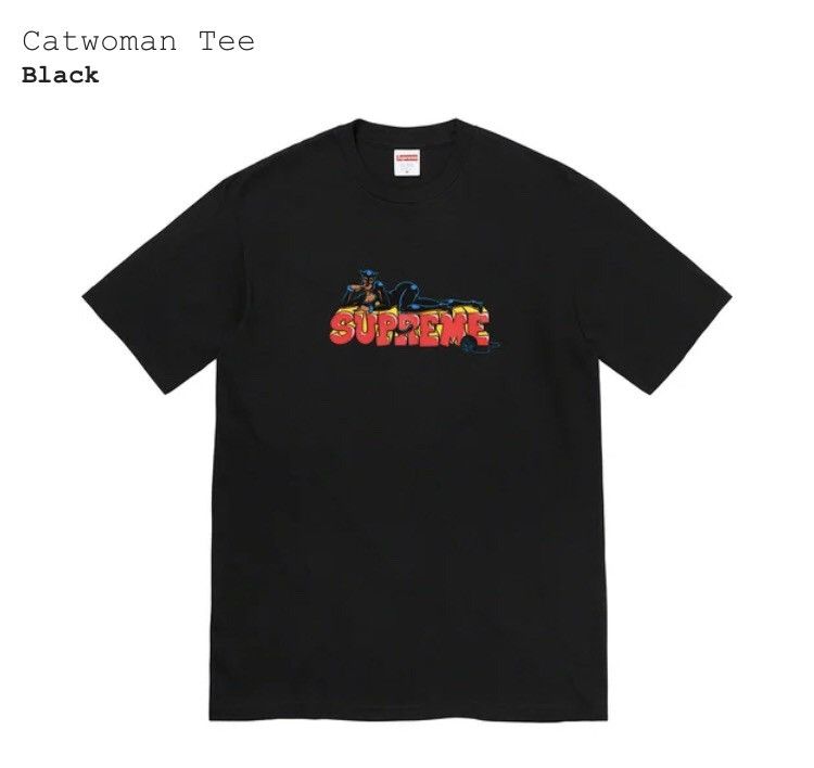 Supreme Supreme Catwoman T Shirt - IN HAND - Size XXL Black Size US XXL / EU 58 / 5 - 1 Thumbnail
