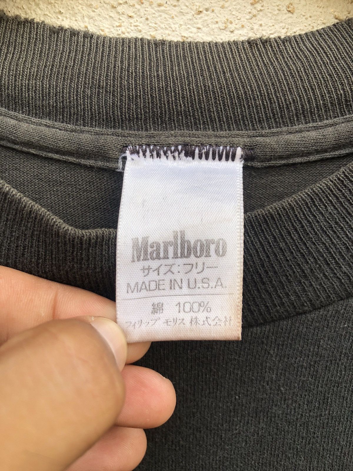 Marlboro × Vintage Rare!! Vintage 90s Marlboro Advanture Team Pocket Tshirt Size US M / EU 48-50 / 2 - 3 Thumbnail