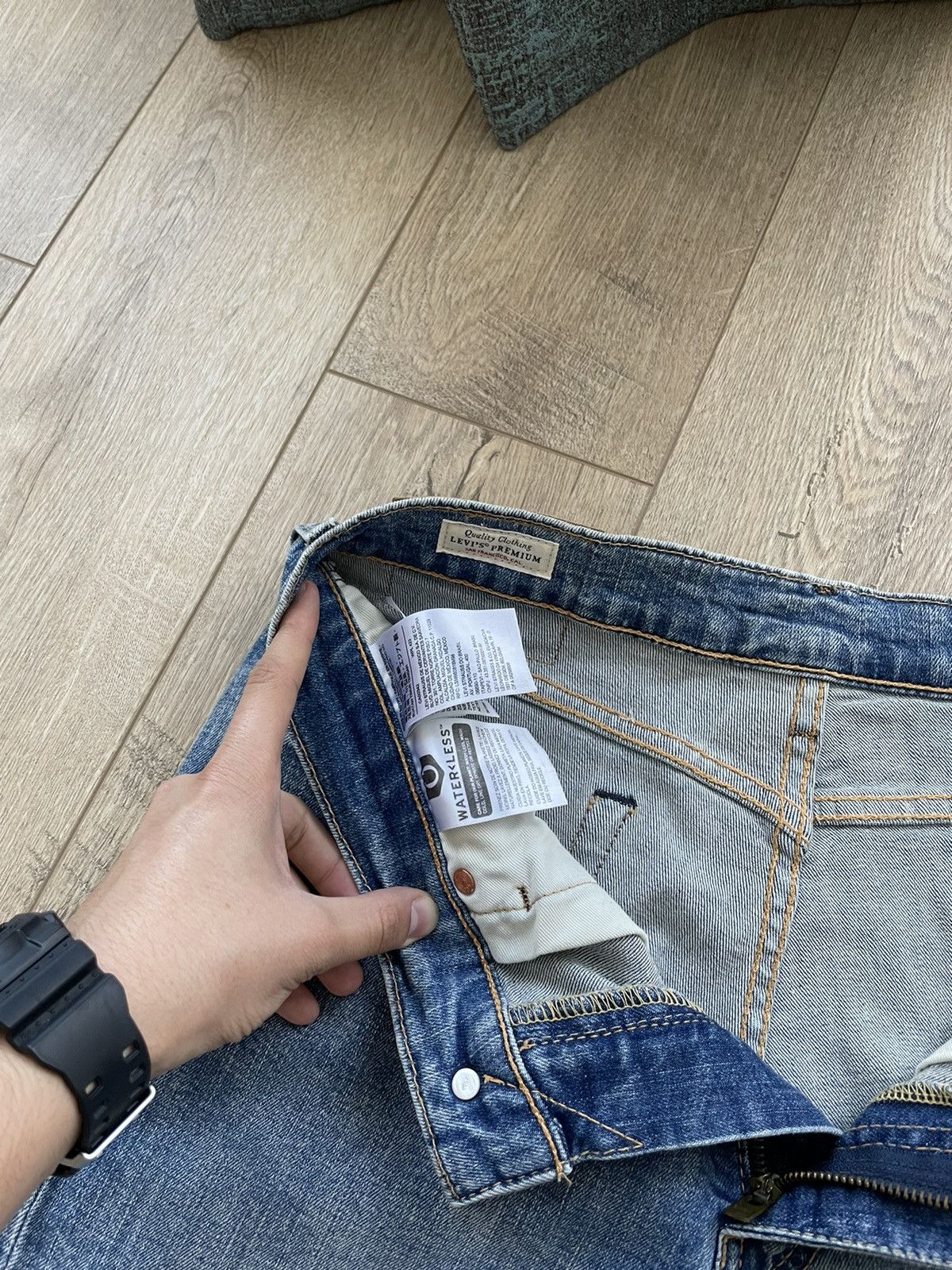 Levi's × Vintage Vintage Levi’s 514 Blue Stonewashed Denim Jeans Size 32 Size US 32 / EU 48 - 10 Thumbnail