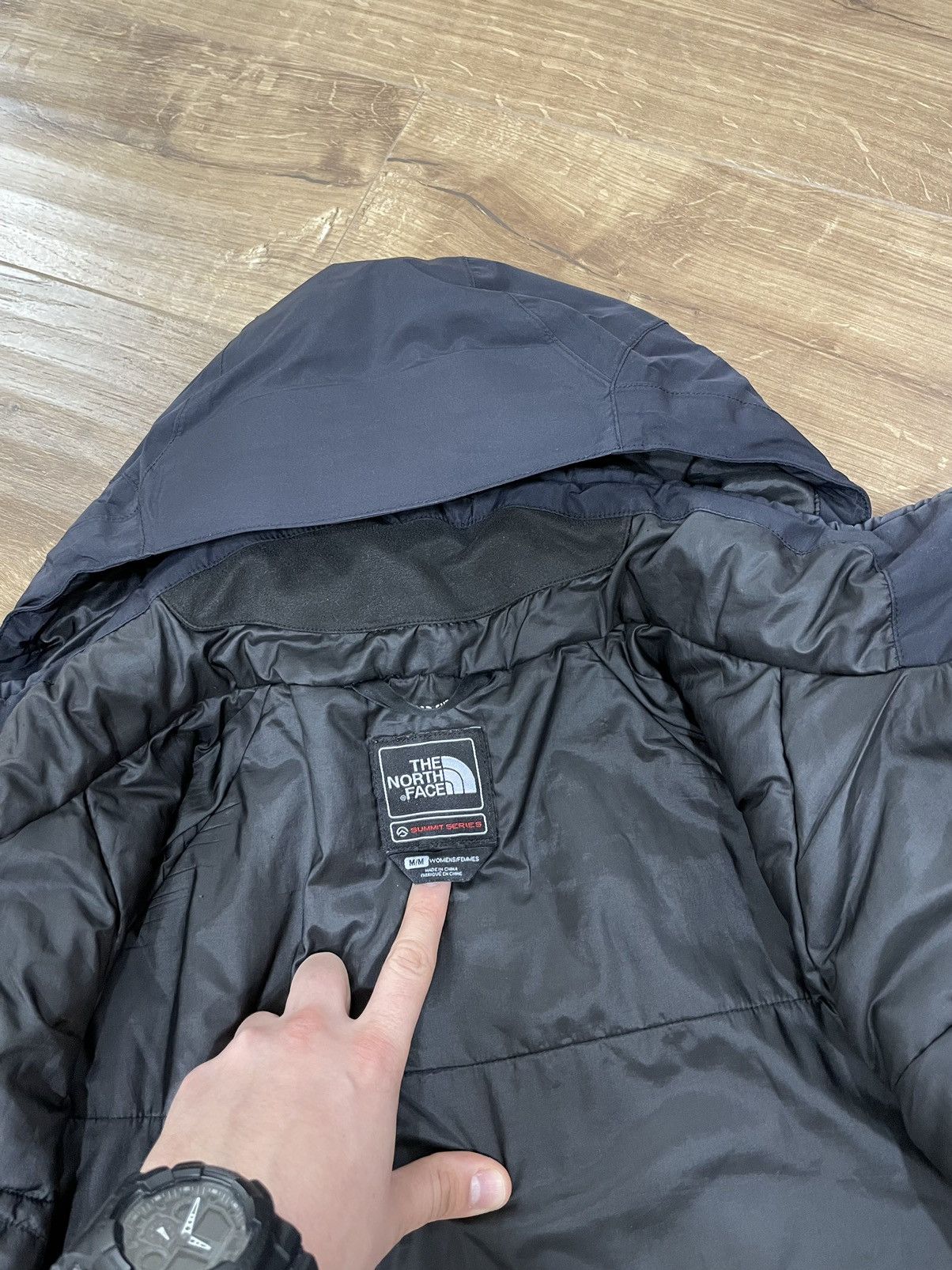 The North Face × Vintage Vintage The North Face Black Primaloft Summit Series Jacket Size M / US 6-8 / IT 42-44 - 12 Thumbnail
