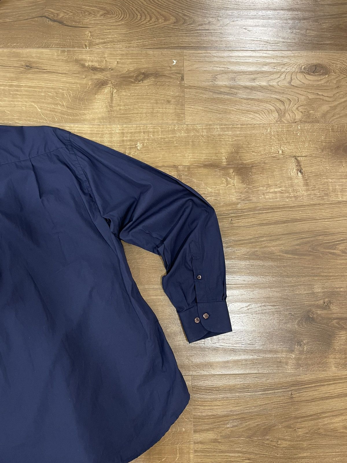 Dolce & Gabbana × Vintage Vintage Dolce&Gabbana Blue Button Ups Shirt Size L Size US L / EU 52-54 / 3 - 9 Thumbnail