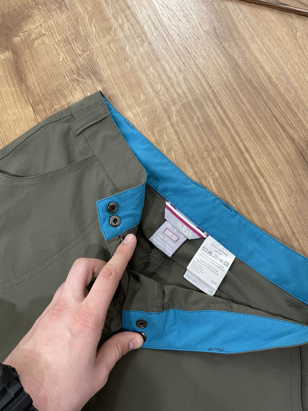 Rab × Vintage Vintage Rab Tracking Outdoor Cargo Pants Joggers Size 28" / US 6 / IT 42 - 6 Thumbnail