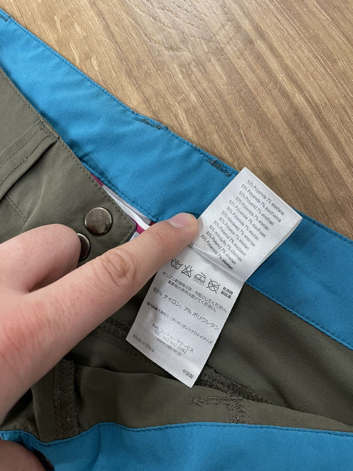 Rab × Vintage Vintage Rab Tracking Outdoor Cargo Pants Joggers Size 28" / US 6 / IT 42 - 8 Thumbnail