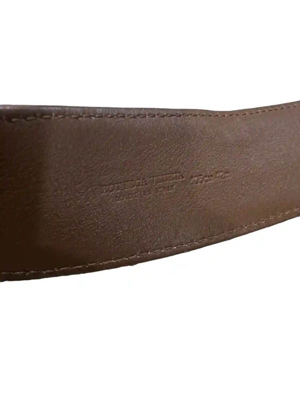 Bottega Veneta OG Bottega Veneta 🇮🇹 Intrecciato Calfskin Buckle Belt Size ONE SIZE - 8 Thumbnail