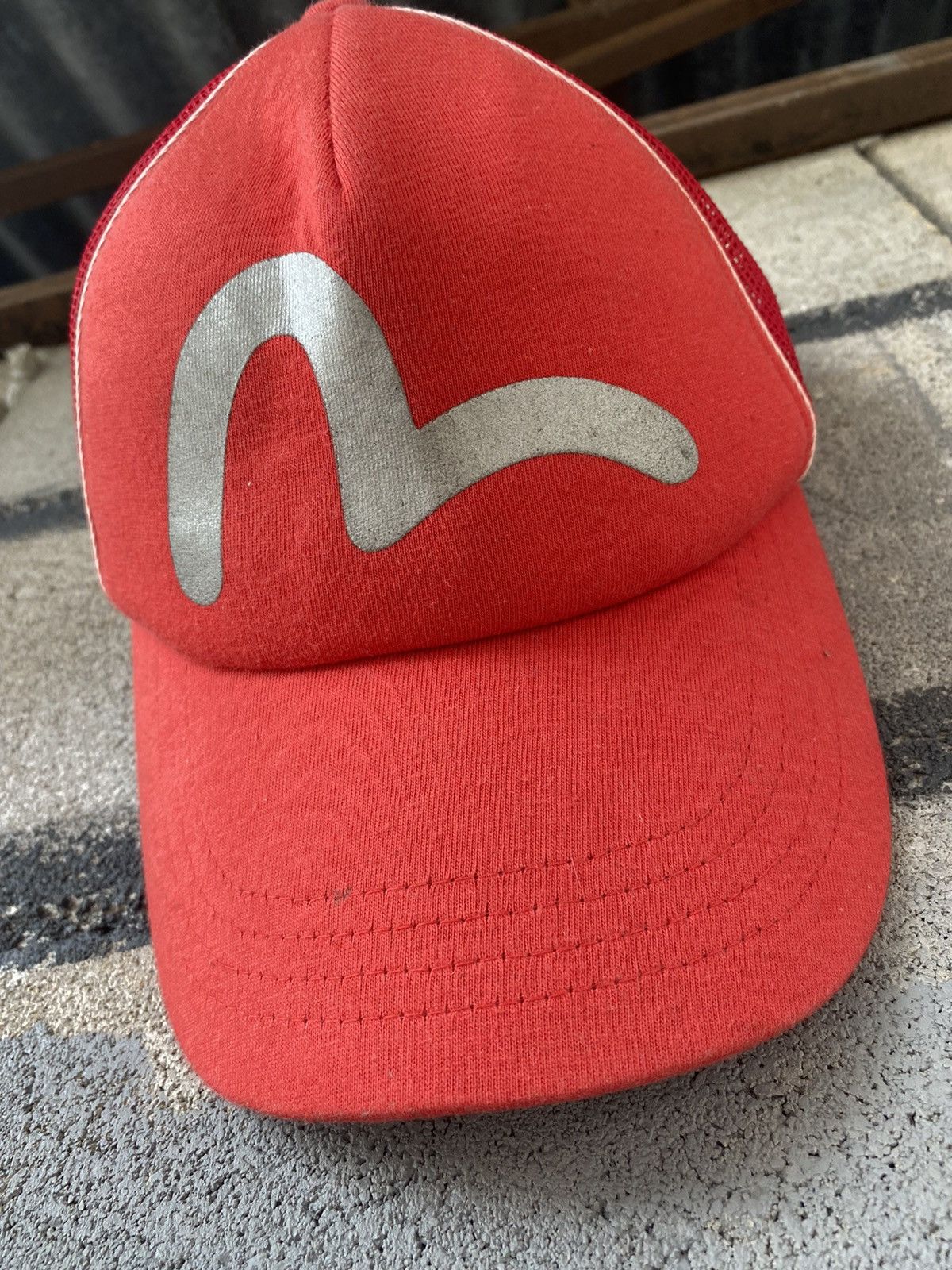 Japanese Brand EVISU Authentic Trucker Hat Size ONE SIZE - 5 Thumbnail