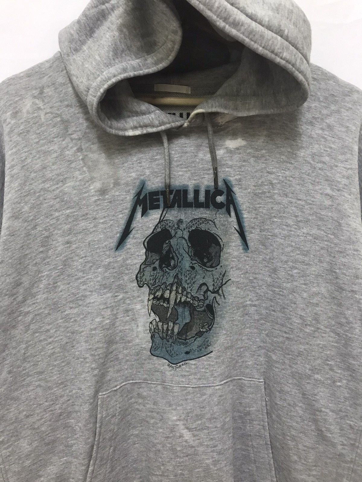 Band Tees × Metallica VINTAGE METALICCA HOODIE SWEATSHIRT PUSHEAD BIG LOGO Size US L / EU 52-54 / 3 - 6 Thumbnail