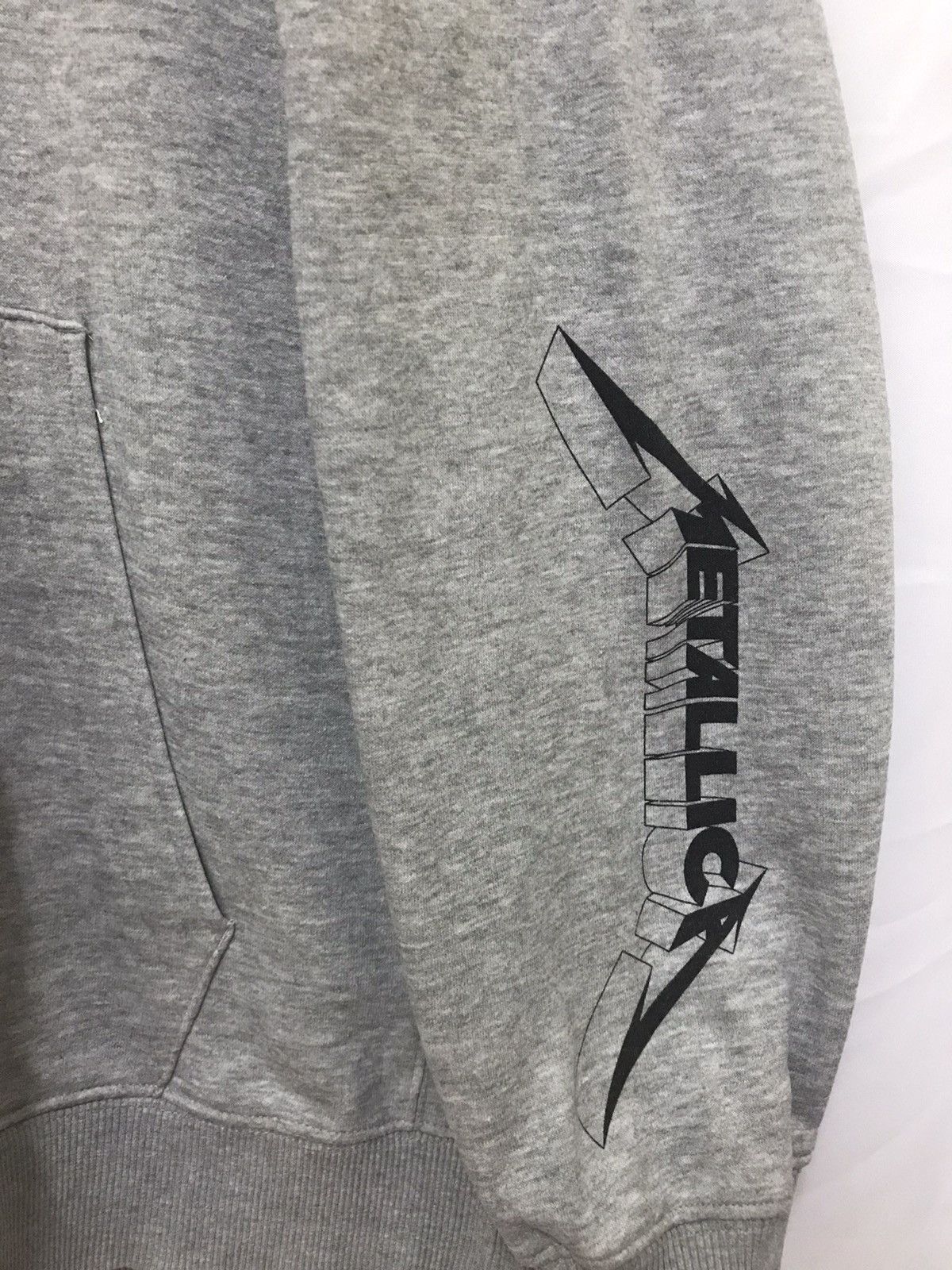 Band Tees × Metallica VINTAGE METALICCA HOODIE SWEATSHIRT PUSHEAD BIG LOGO Size US L / EU 52-54 / 3 - 7 Thumbnail