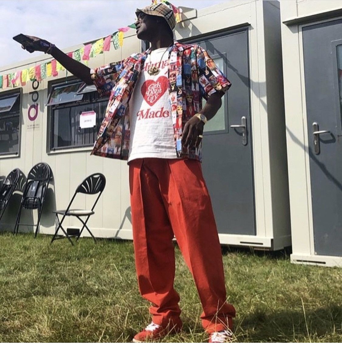 GRAIL🔥AW96 CDGH+ 🍊Cinch Side Pants Travis Scott