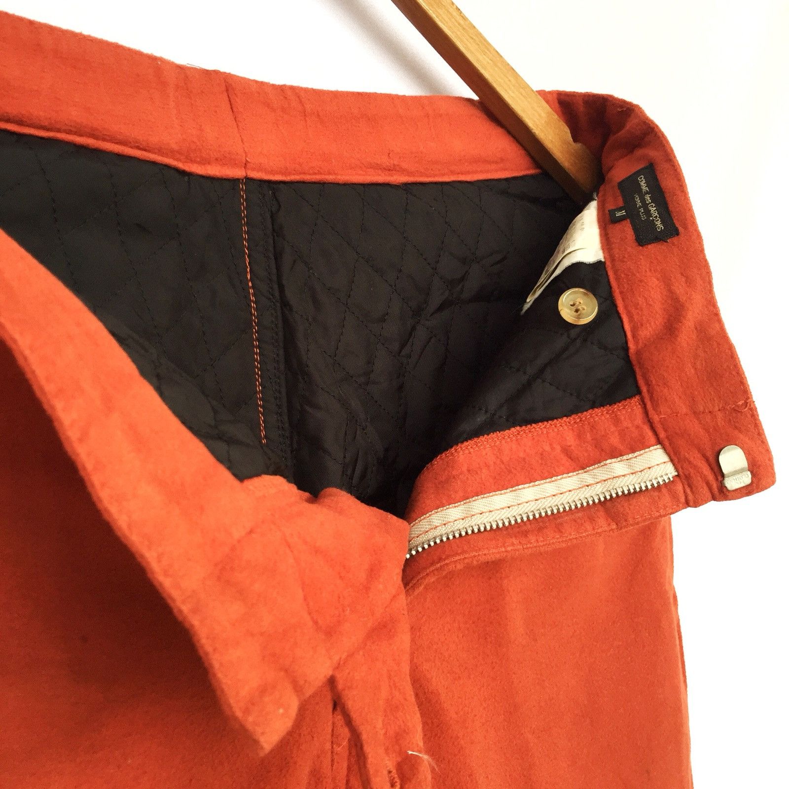 Comme des Garcons Homme Plus GRAIL🔥AW96 CDGH+ 🍊Cinch Side Pants Travis Scott Size US 32 / EU 48 - 3 Thumbnail