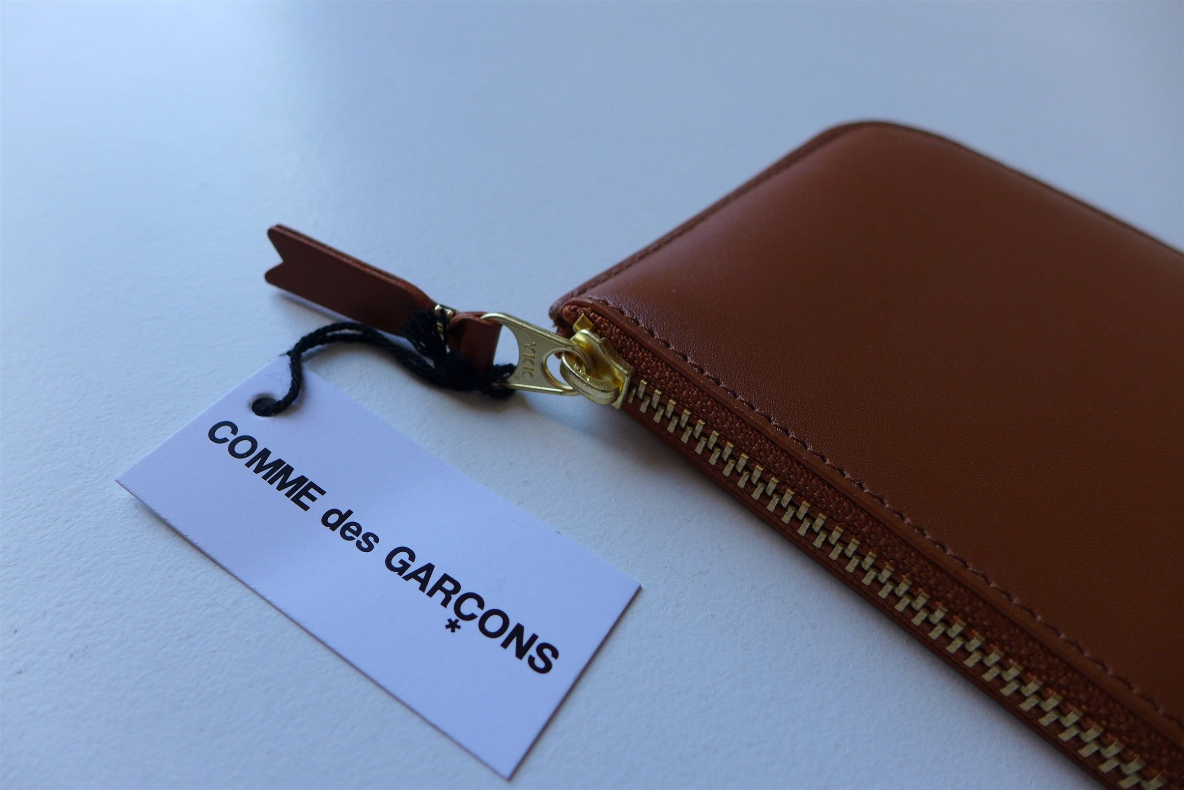 Comme des Garcons Comme des Garcons Ruby Eyes Zip Wallet - Brown Leather Size ONE SIZE - 7 Thumbnail