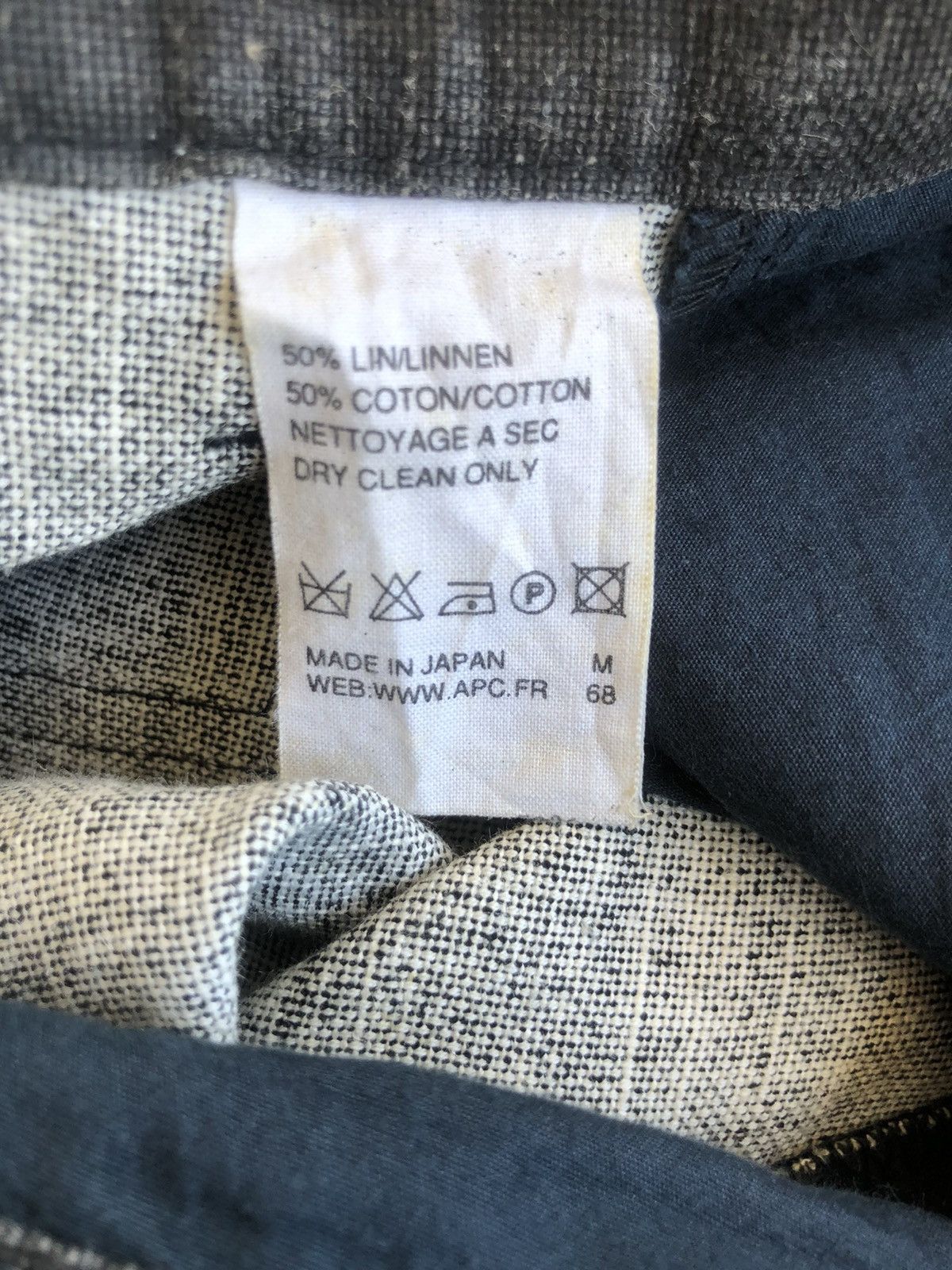 A.P.C. A.P.C. 🇫🇷 🇯🇵 Production Linen Blend Minimal Denim Size US 29 - 7 Thumbnail