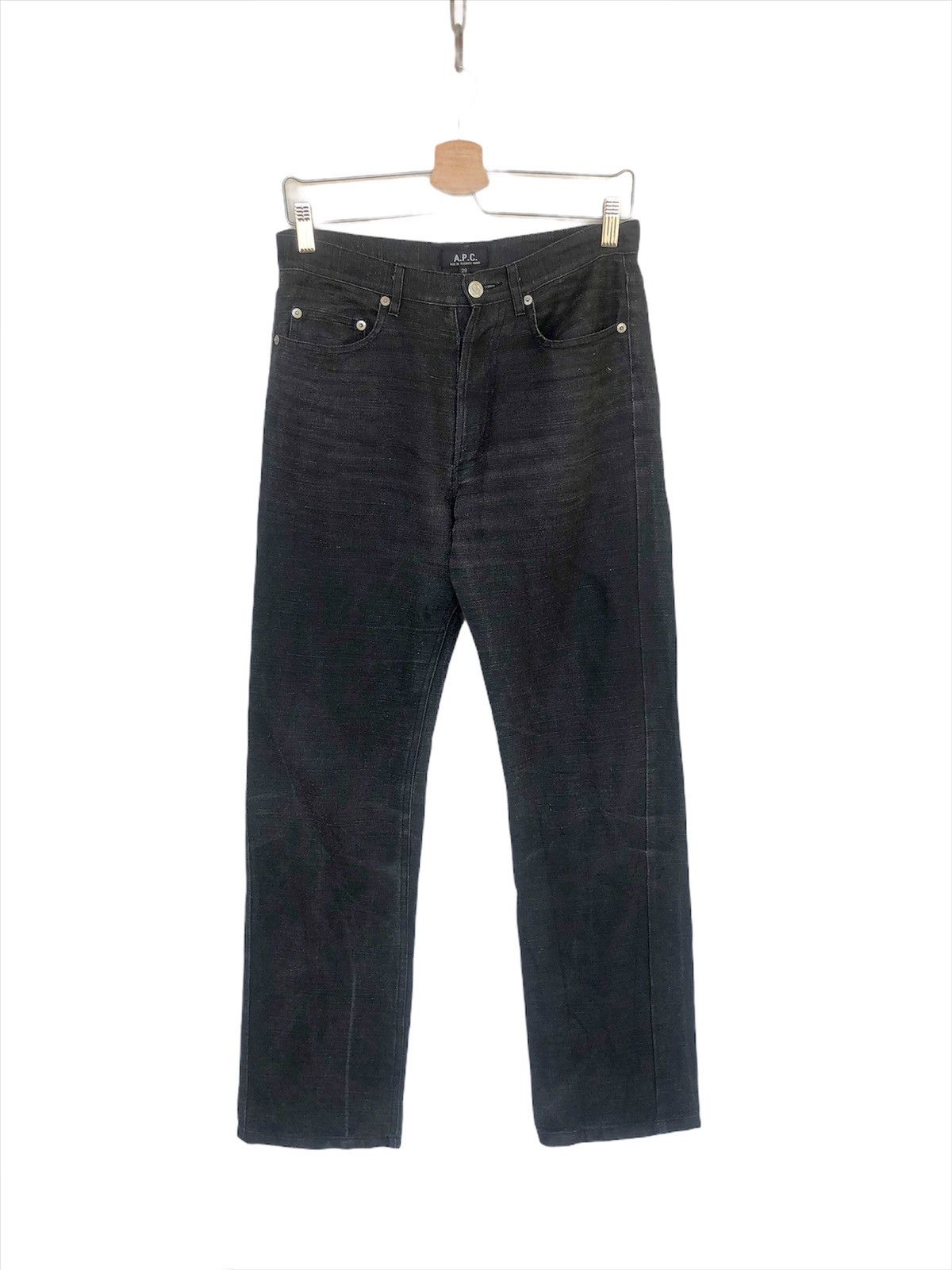 A.P.C. A.P.C. 🇫🇷 🇯🇵 Production Linen Blend Minimal Denim Size US 29 - 1 Thumbnail