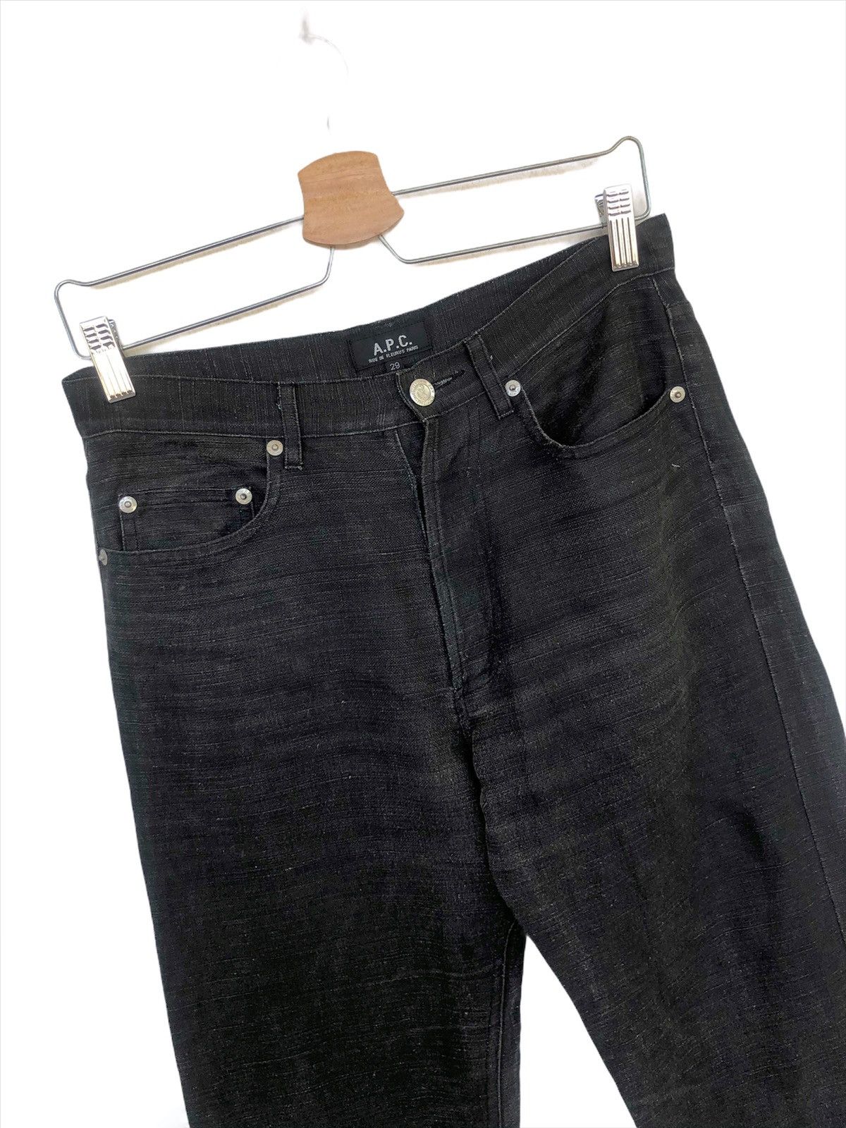 A.P.C. A.P.C. 🇫🇷 🇯🇵 Production Linen Blend Minimal Denim Size US 29 - 2 Thumbnail
