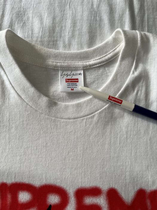 Supreme Supreme Yohji Yamamoto Logo Tee | Grailed