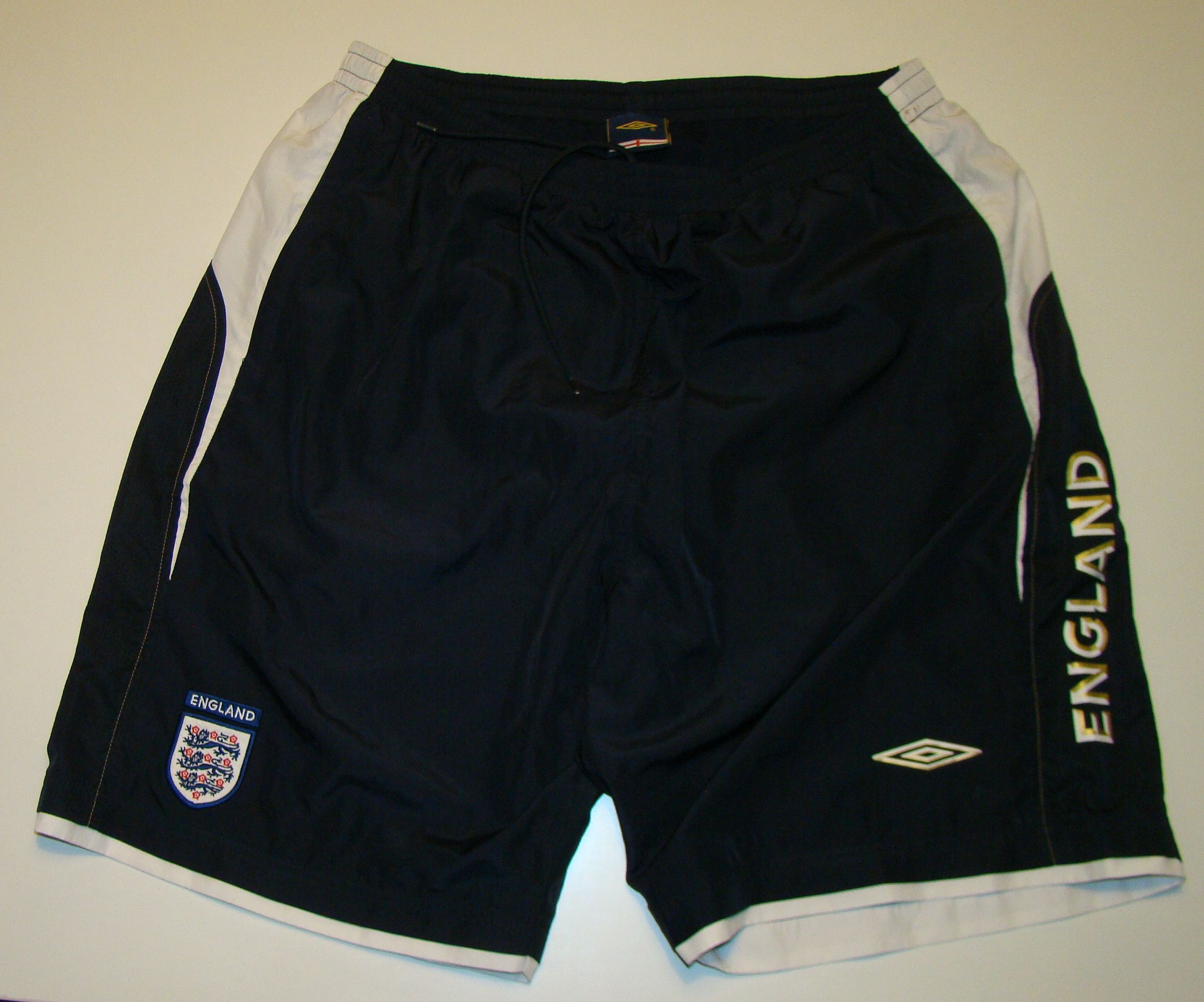 Short De Foot Vintage Umbro England 1998/1999 Taille M - Occasion Bon état