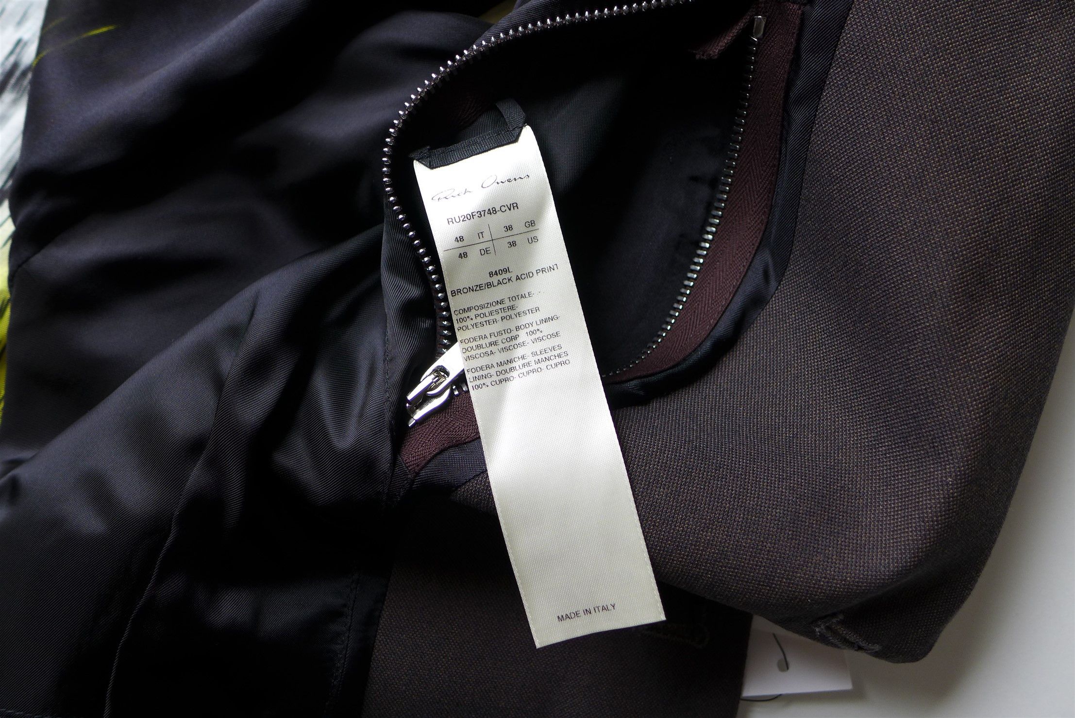 Rick Owens Rick Owens FW20 Performa CMS Island Work Jacket - Bronze Size US M / EU 48-50 / 2 - 12 Thumbnail
