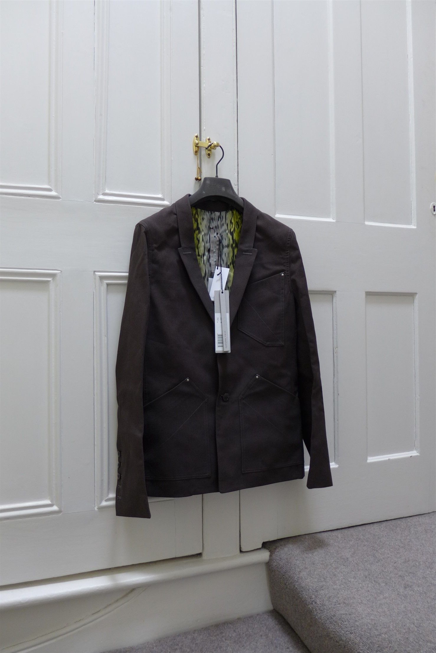 Rick Owens Rick Owens FW20 Performa CMS Island Work Jacket - Bronze Size US M / EU 48-50 / 2 - 2 Thumbnail