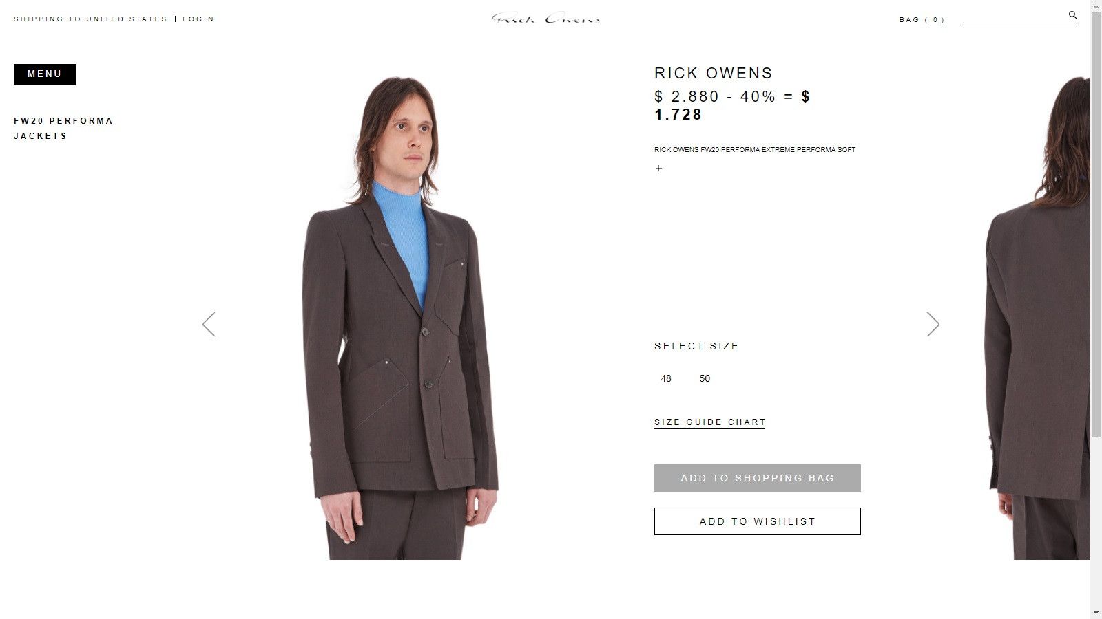 Rick Owens Rick Owens FW20 Performa CMS Island Work Jacket - Bronze Size US M / EU 48-50 / 2 - 13 Thumbnail
