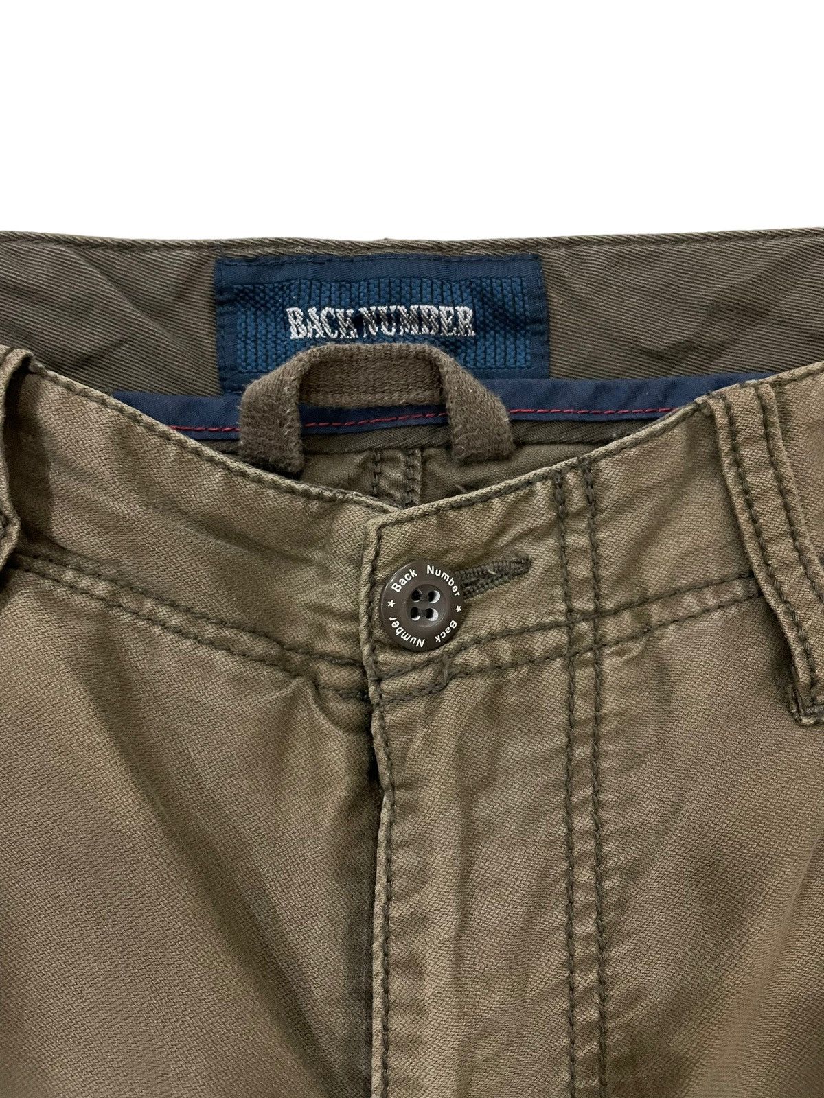 Japanese Brand × Vintage Back Number Tactical Cargo Multi Pocket Pant Size US 30 / EU 46 - 10 Thumbnail