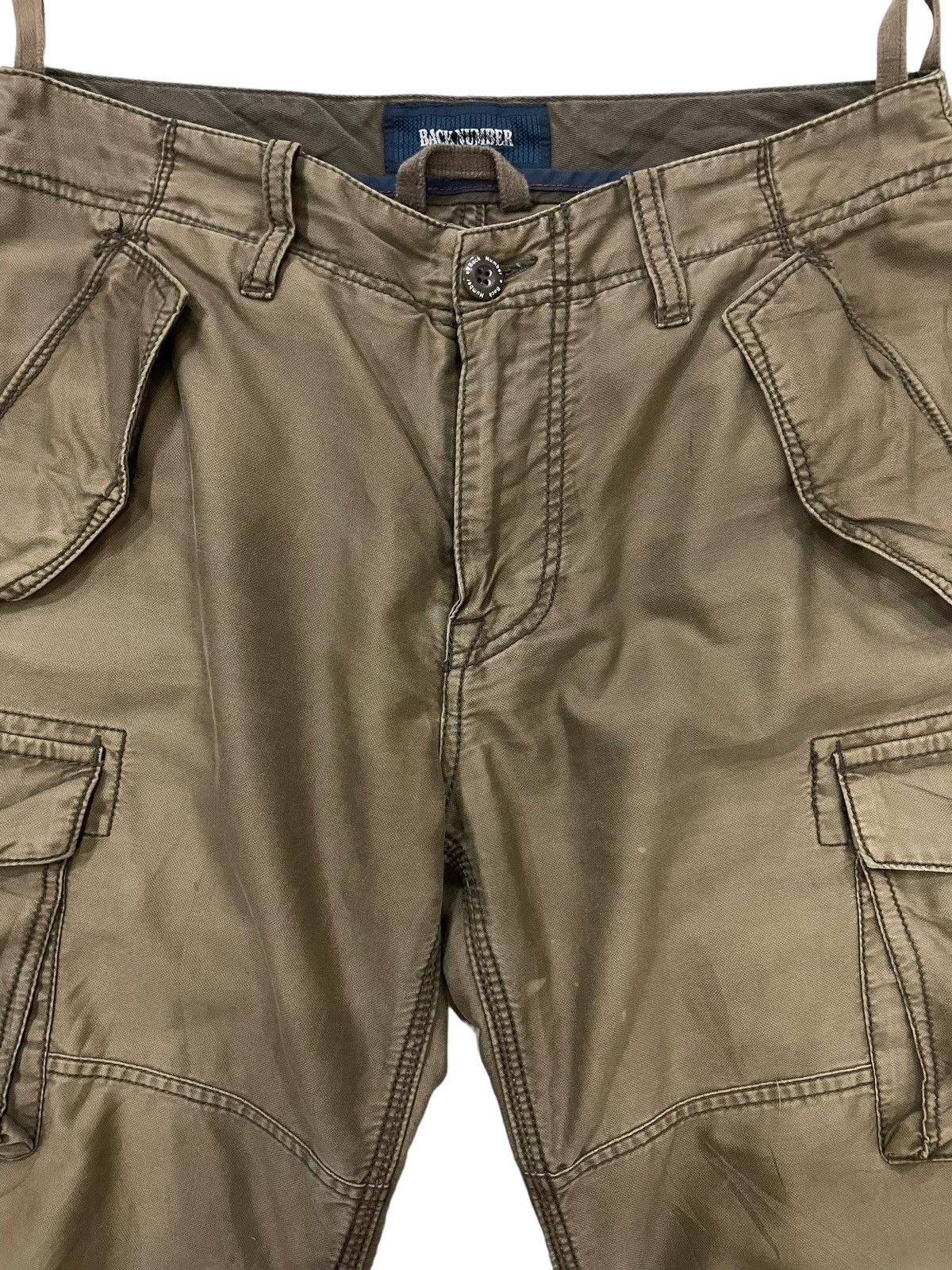 Japanese Brand × Vintage Back Number Tactical Cargo Multi Pocket Pant Size US 30 / EU 46 - 5 Thumbnail