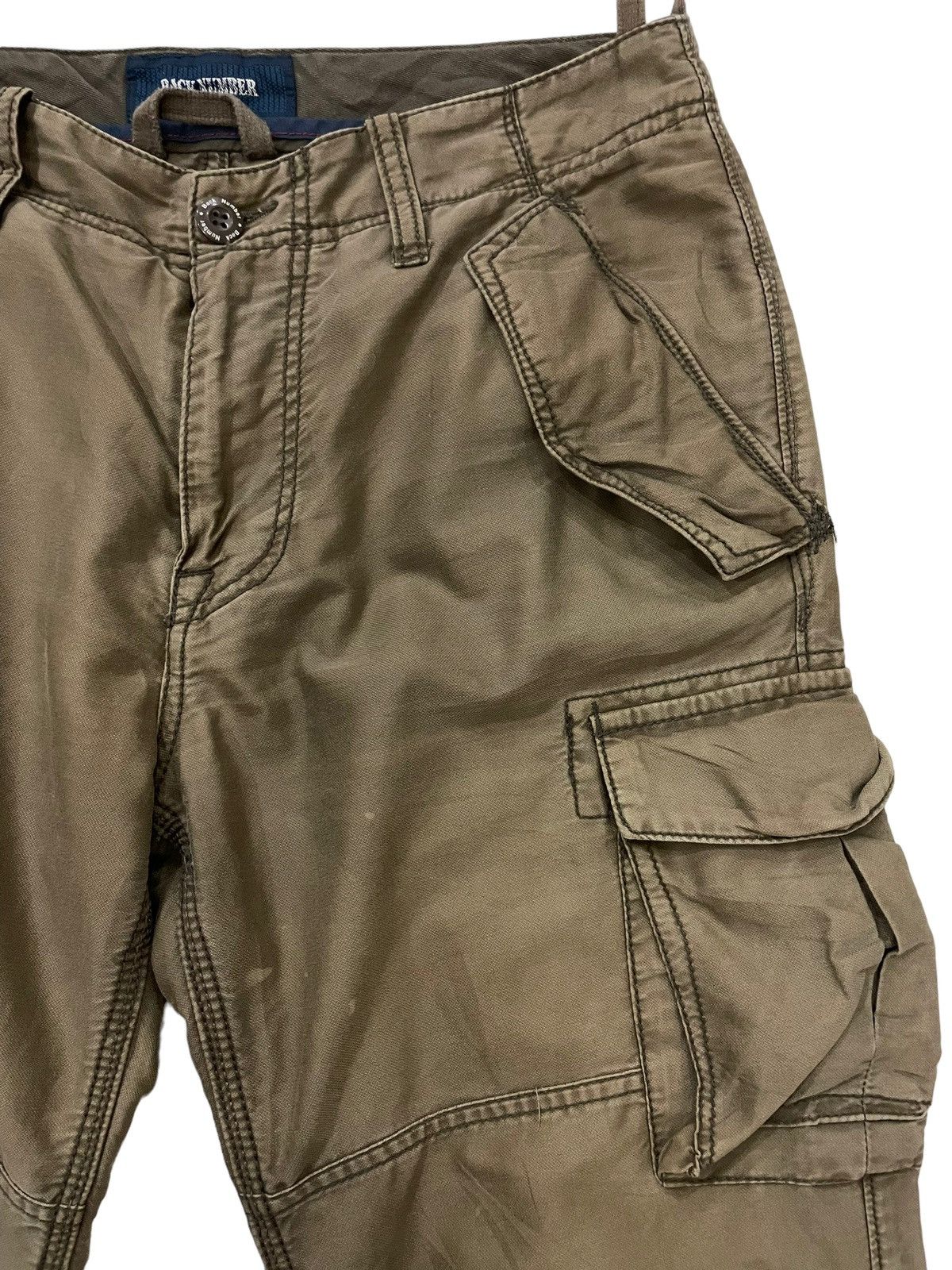 Japanese Brand × Vintage Back Number Tactical Cargo Multi Pocket Pant Size US 30 / EU 46 - 7 Thumbnail