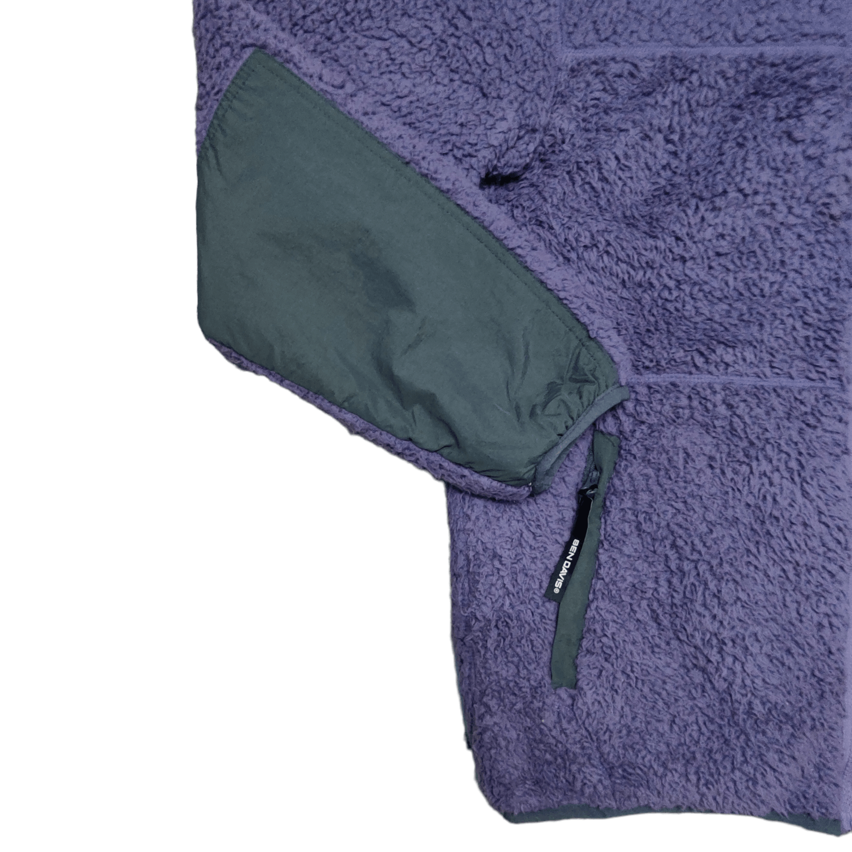 Ben Davis Vintage Ben Davis Sherpa Fleece Jacket Deep Pile Size US L / EU 52-54 / 3 - 3 Thumbnail