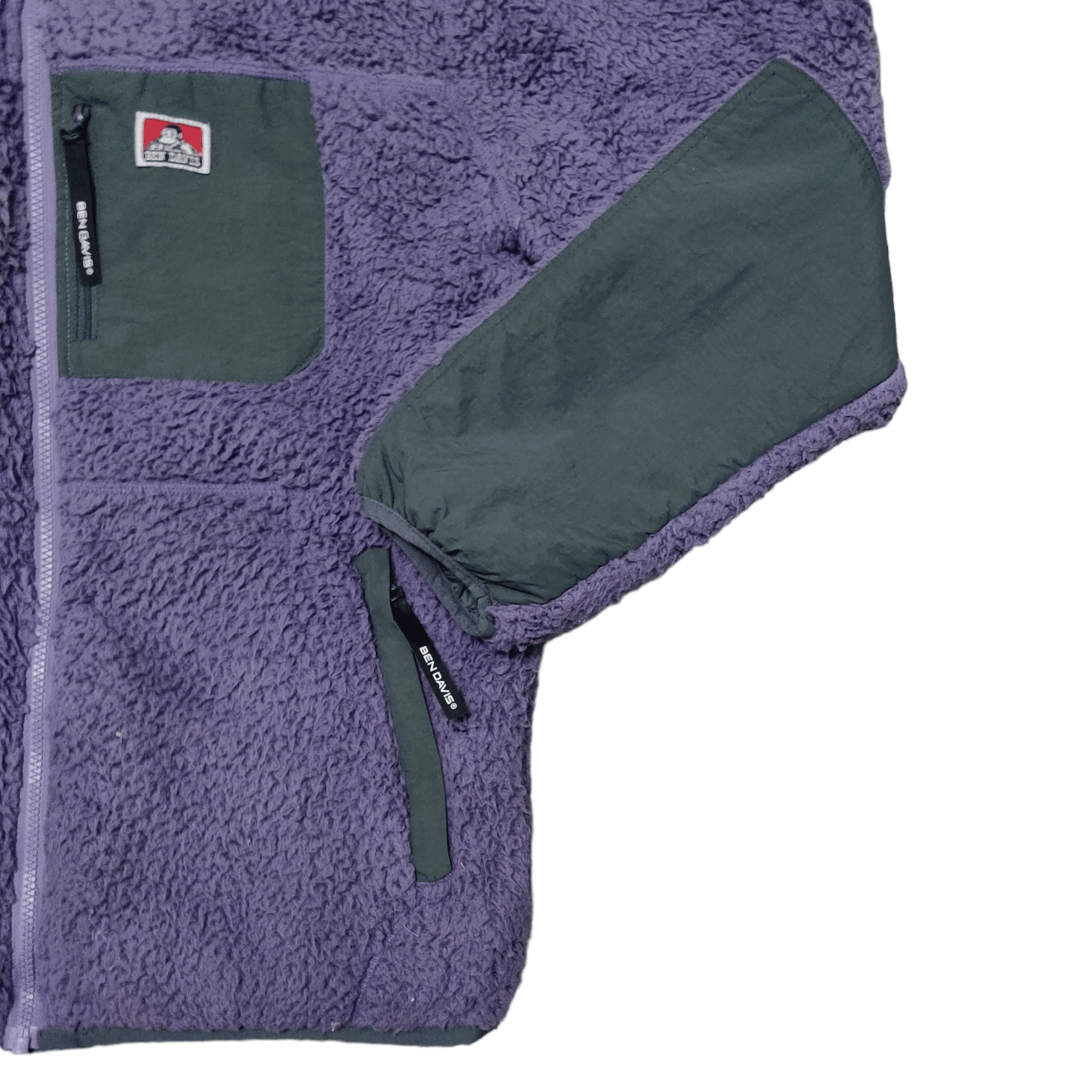Ben Davis Vintage Ben Davis Sherpa Fleece Jacket Deep Pile Size US L / EU 52-54 / 3 - 4 Thumbnail