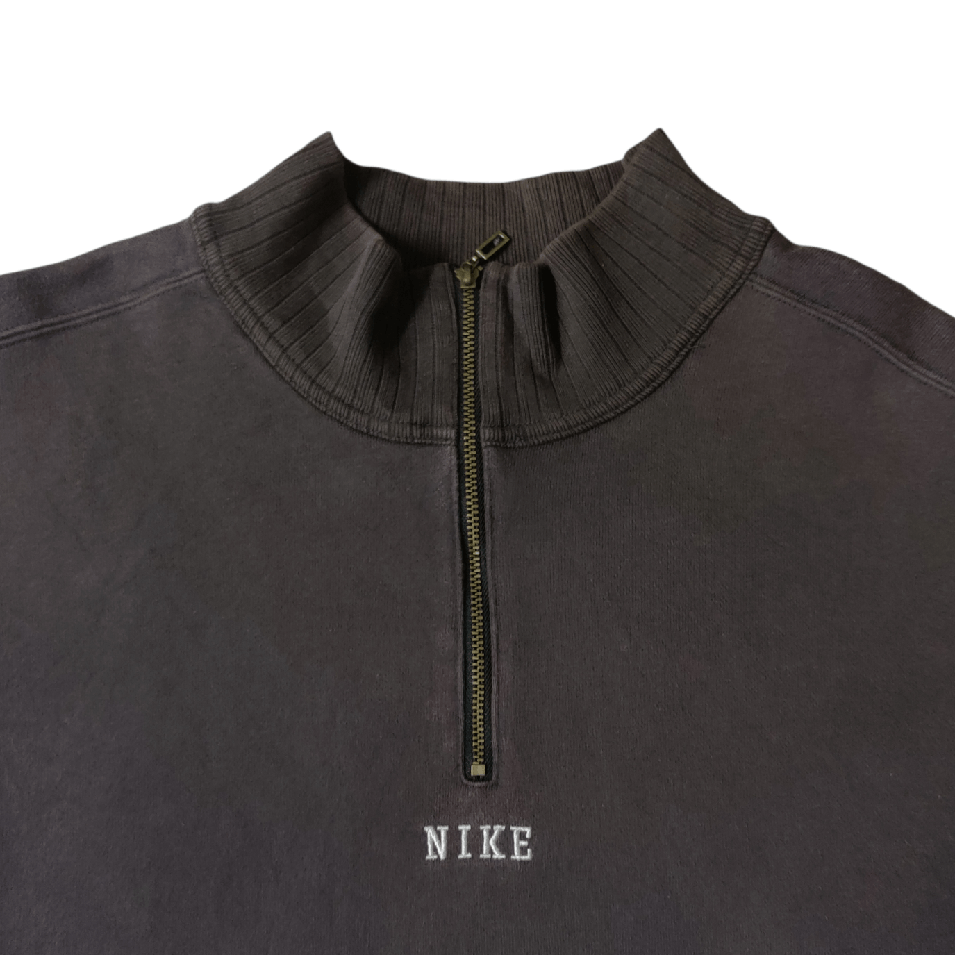 Nike Vintage 90's Nike Half Zipper Spell Out Embroidery Size US M / EU 48-50 / 2 - 2 Thumbnail