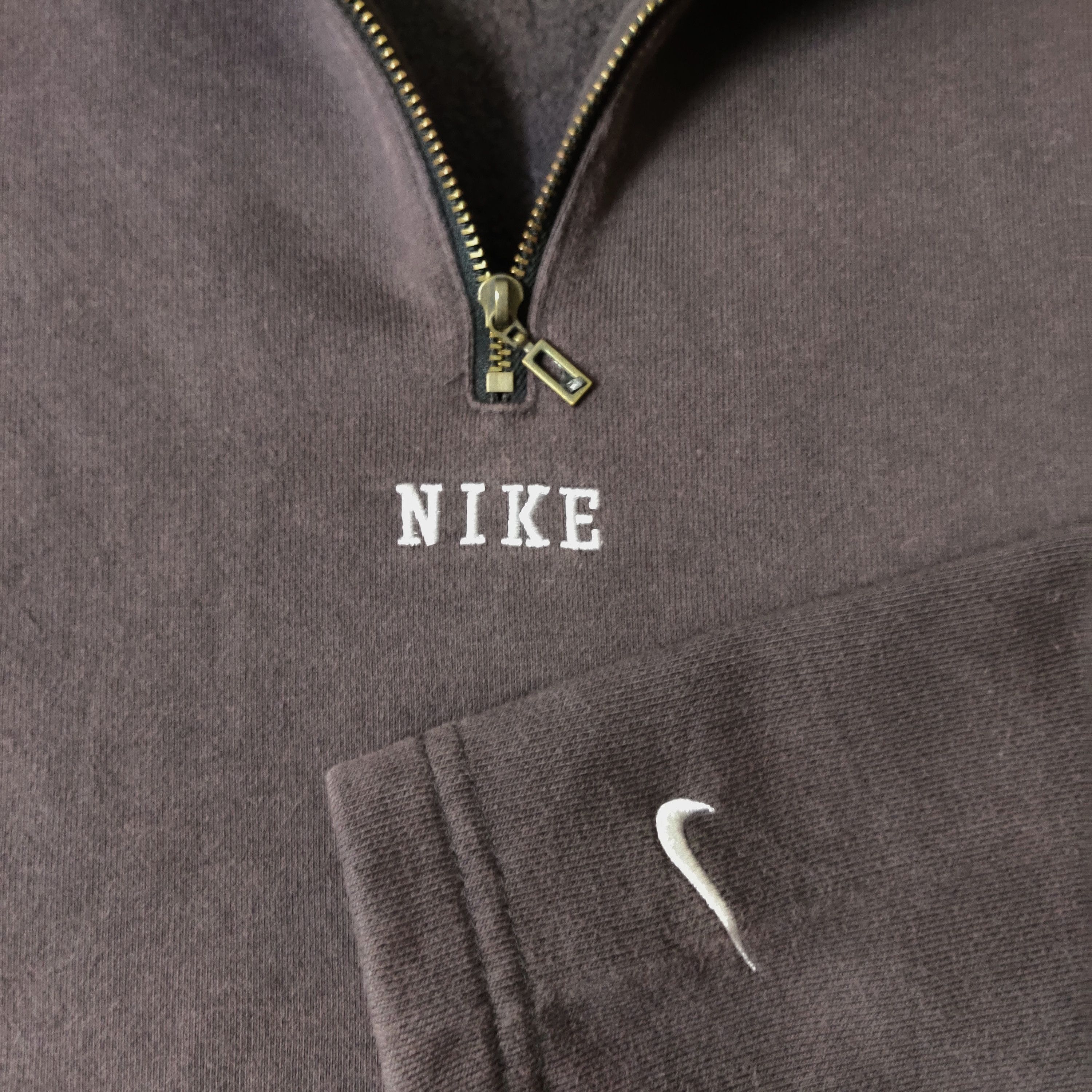 Nike Vintage 90's Nike Half Zipper Spell Out Embroidery Size US M / EU 48-50 / 2 - 3 Thumbnail