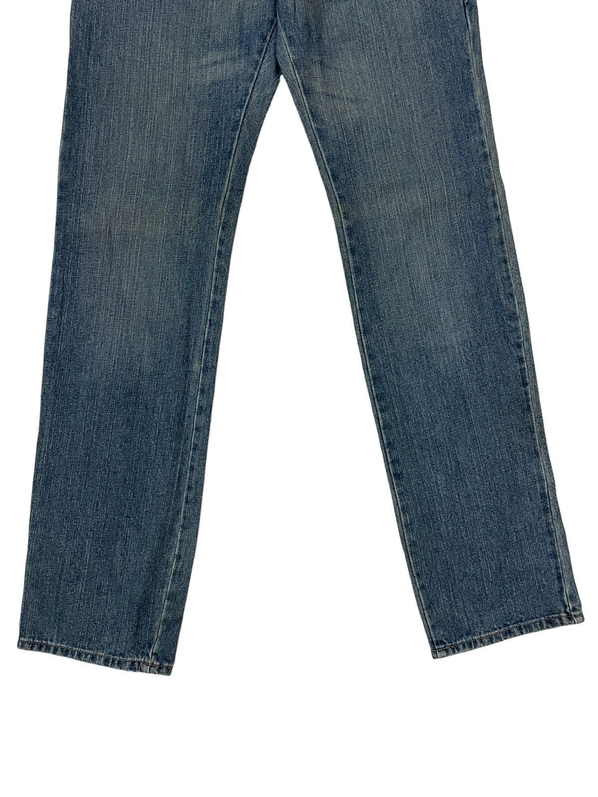 Japanese Brand × Seditionaries × Vintage Vtg Japanese Brand Double Waist Faded Bondage Punk Jeans Size US 30 / EU 46 - 4 Thumbnail