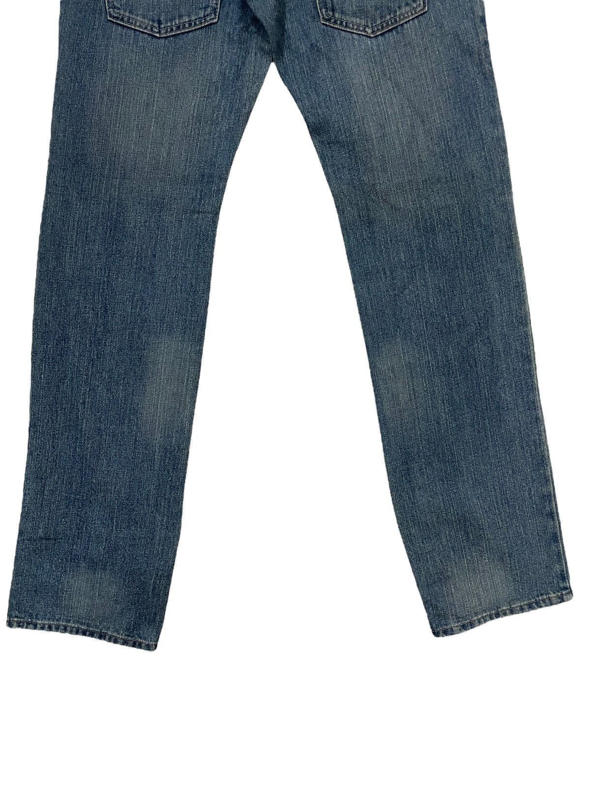 Japanese Brand × Seditionaries × Vintage Vtg Japanese Brand Double Waist Faded Bondage Punk Jeans Size US 30 / EU 46 - 10 Thumbnail