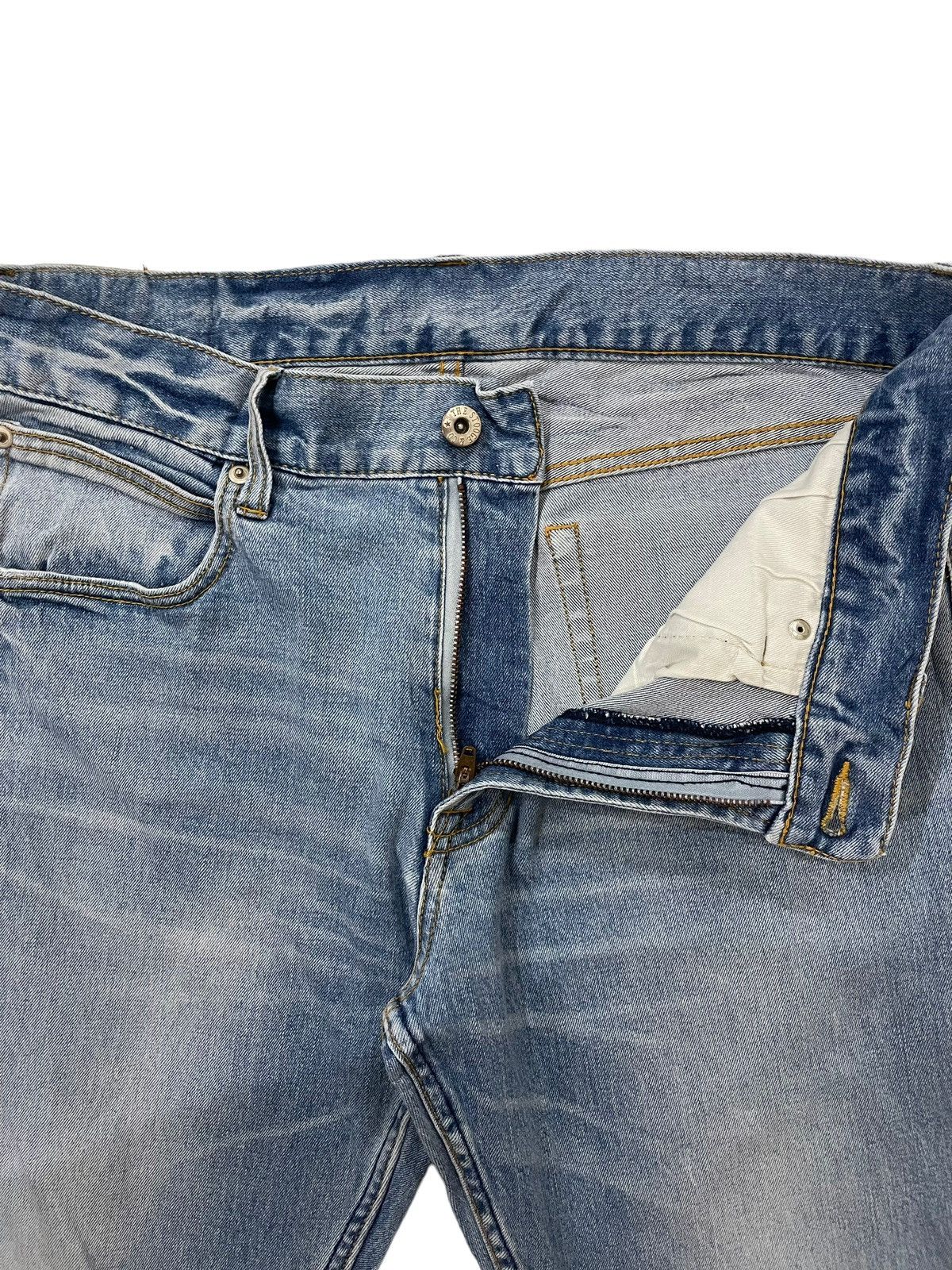 Seditionaries × Vintage Vtg Stooges & Co Faded Slim Fit Jeans Size US 35 - 7 Thumbnail