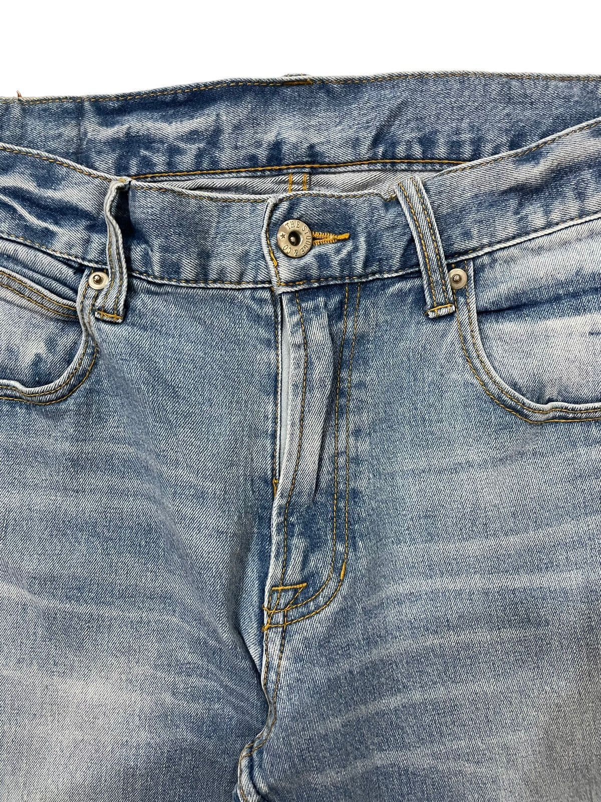 Seditionaries × Vintage Vtg Stooges & Co Faded Slim Fit Jeans Size US 35 - 6 Thumbnail