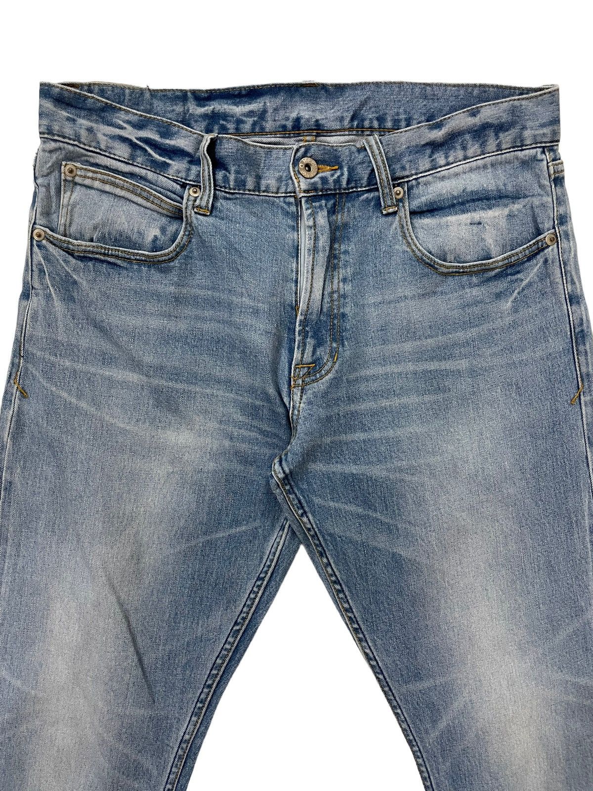 Seditionaries × Vintage Vtg Stooges & Co Faded Slim Fit Jeans Size US 35 - 3 Thumbnail