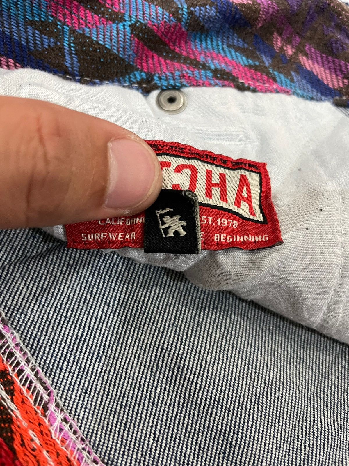 Gotcha × Seditionaries Y2k Vtg Gotcha Distressed Faded Patchwork Stretch Jeans Size US 35 - 9 Thumbnail