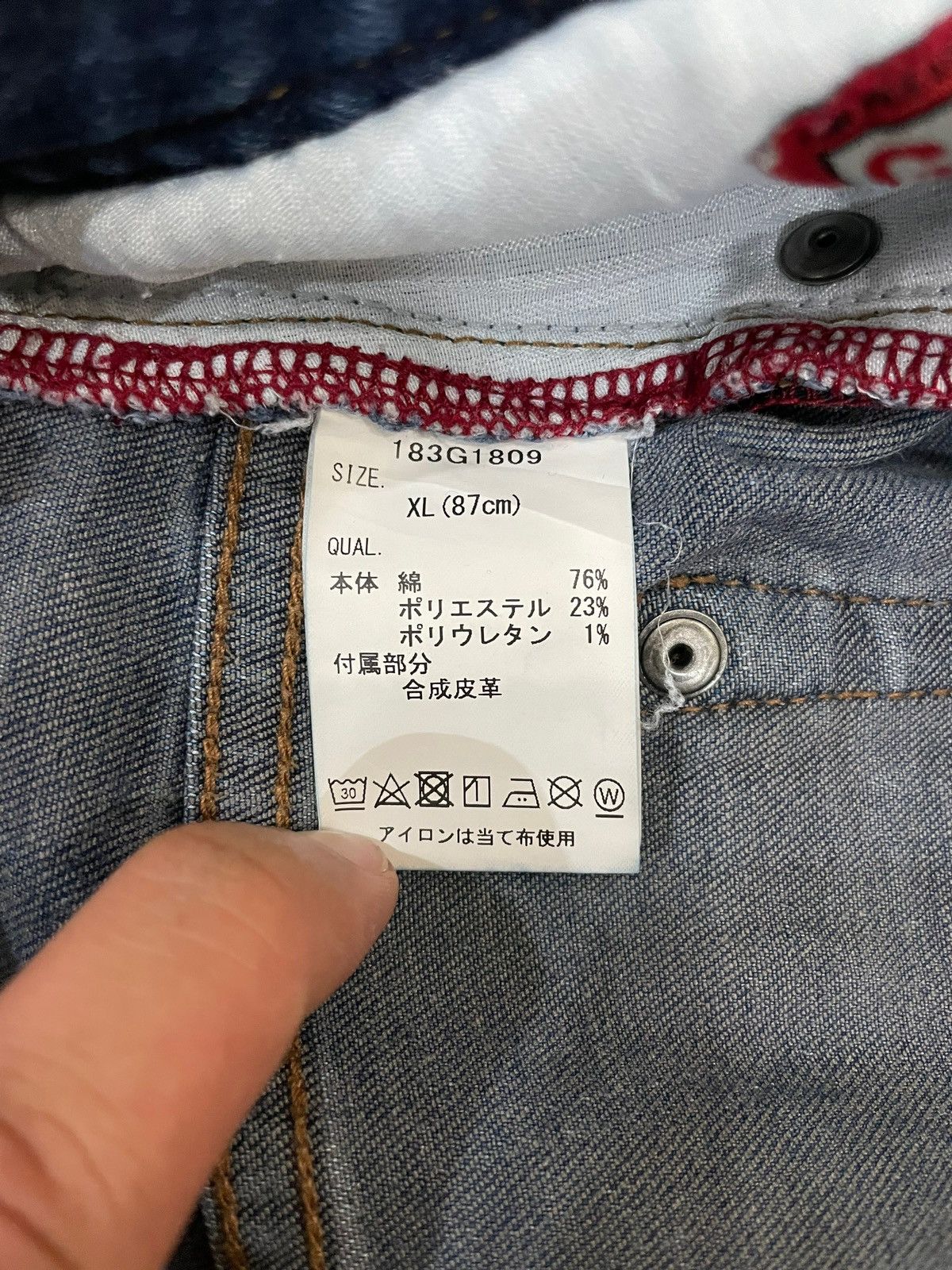Gotcha × Seditionaries Y2k Vtg Gotcha Distressed Faded Patchwork Stretch Jeans Size US 34 / EU 50 - 10 Thumbnail