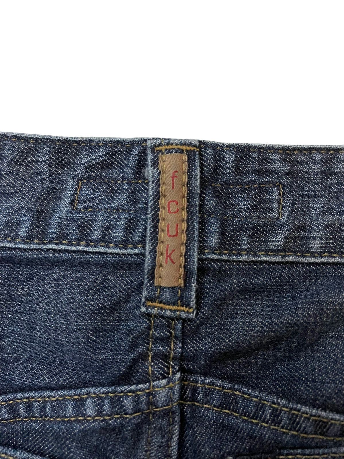 FCUK × French Connection 90s Vtg Fcuk Fuck JNCO Baggy Wide Leg Faded Jeans Size US 32 / EU 48 - 9 Thumbnail