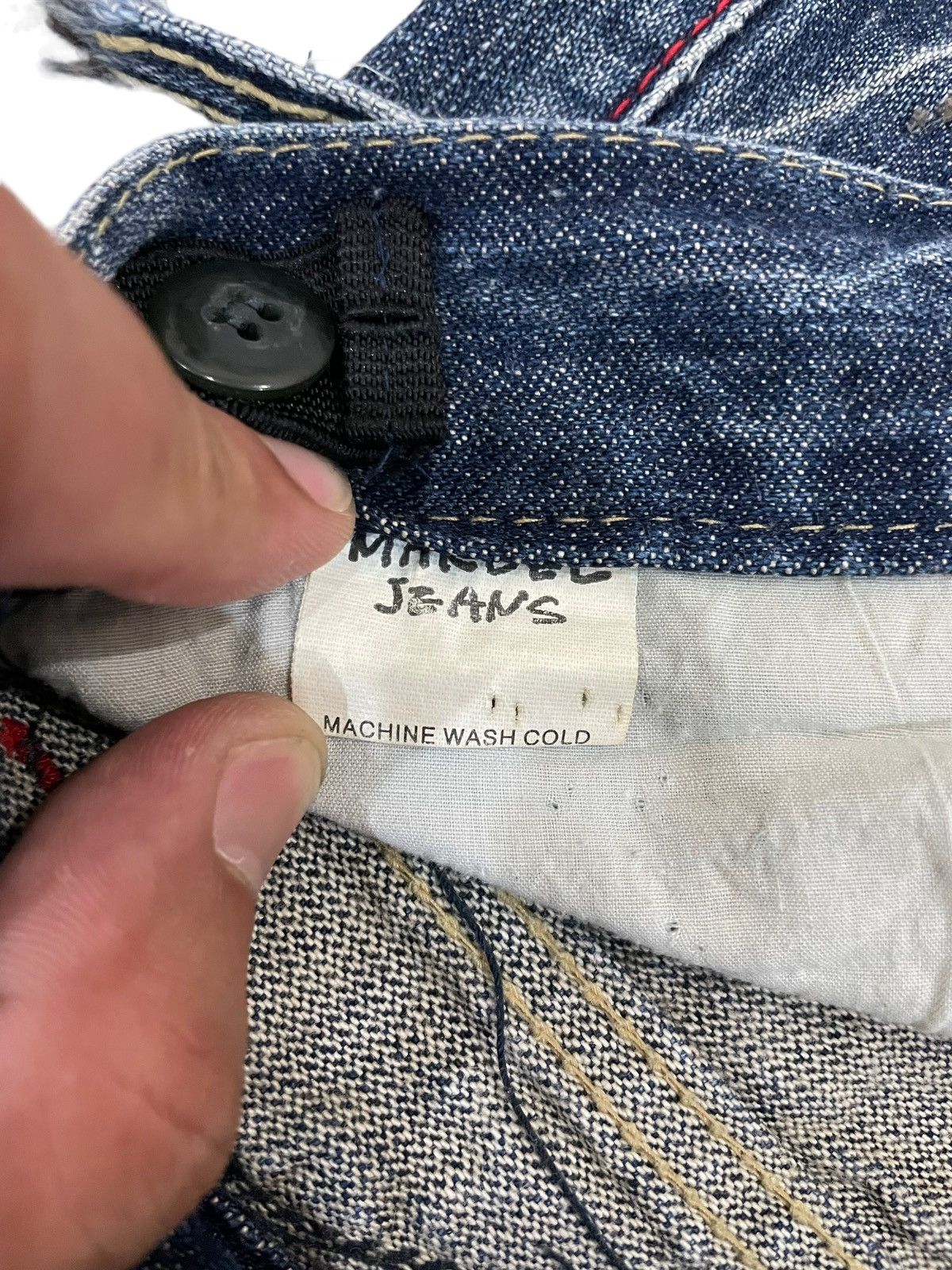 Japanese Brand × Seditionaries Vintage Marbel Junior / Kids Wing Back Pocket Denime Size US 28 / EU 44 - 13 Thumbnail