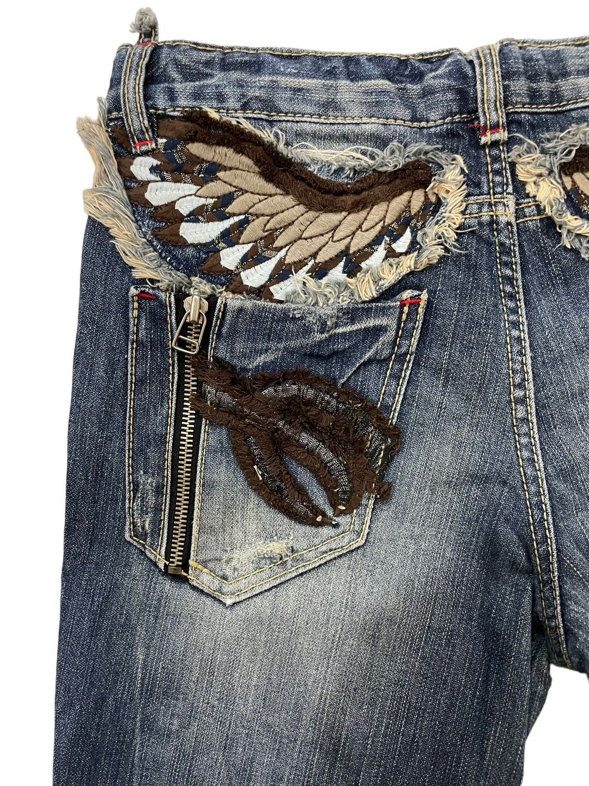 Japanese Brand × Seditionaries Vintage Marbel Junior / Kids Wing Back Pocket Denime Size US 28 / EU 44 - 11 Thumbnail