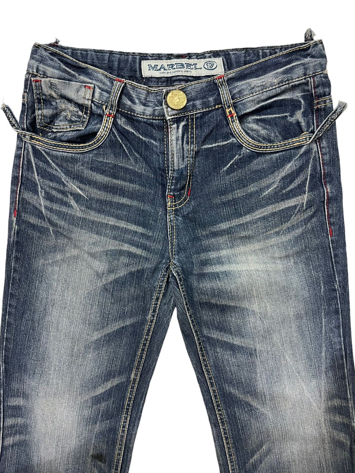 Japanese Brand × Seditionaries Vintage Marbel Junior / Kids Wing Back Pocket Denime Size US 28 / EU 44 - 4 Thumbnail
