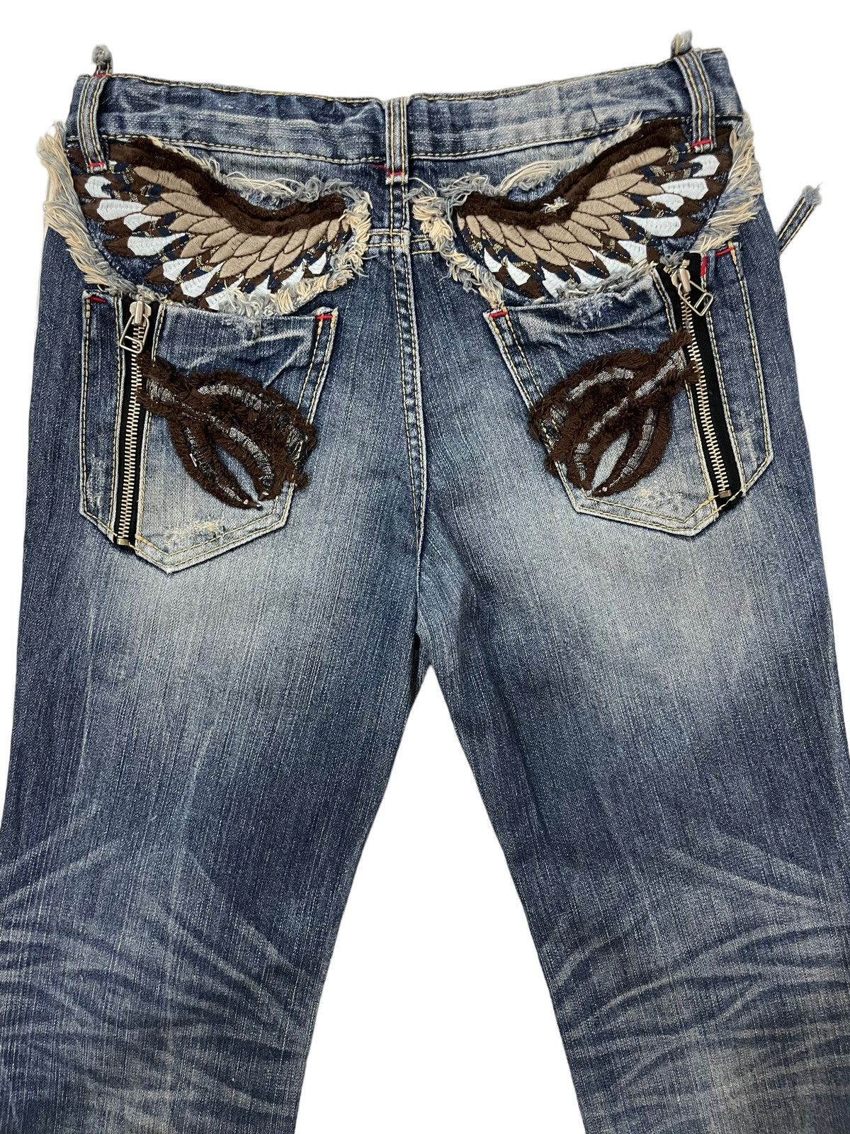 Vintage Marbel Junior / Kids Wing Back Pocket Denime