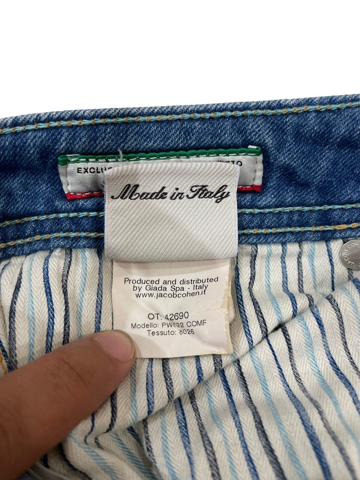 Jacob Cohen Exclusive🔥 Jacob Cohen Handmade Tailored Jeans Size US 32 / EU 48 - 12 Thumbnail