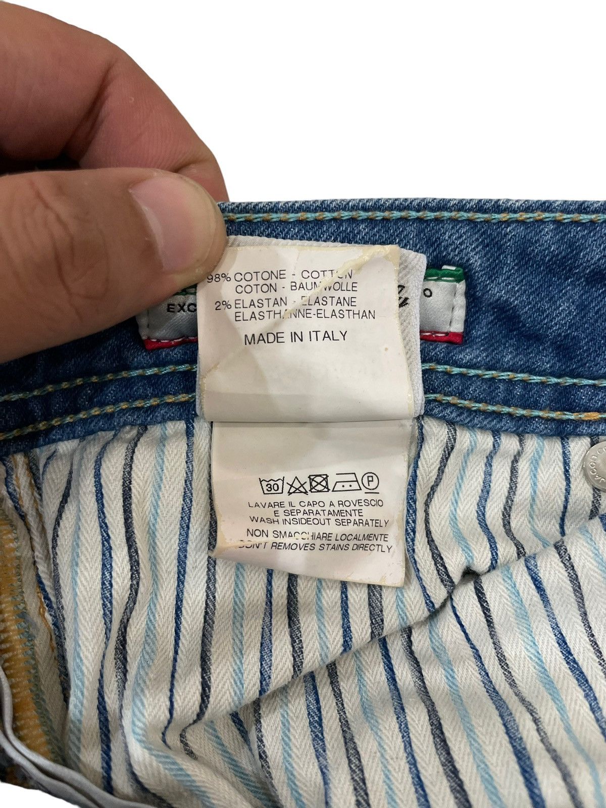 Jacob Cohen Exclusive🔥 Jacob Cohen Handmade Tailored Jeans Size US 32 / EU 48 - 13 Thumbnail