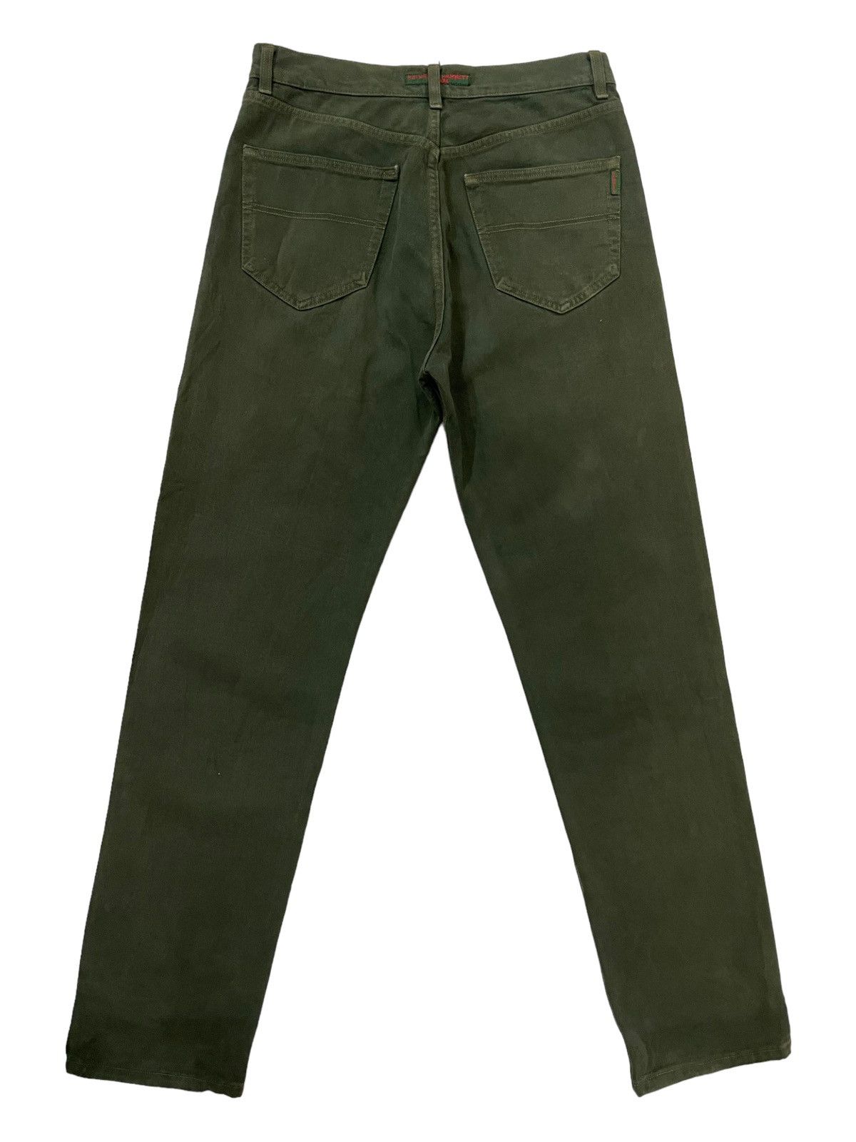 Katharine Hamnett London 90s Vtg Katharine Hamnett Camo Baumwolle Faded Button Jeans Size US 32 / EU 48 - 2 Thumbnail